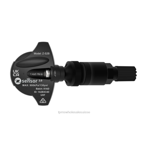 Capteur De Pression Des Pneus J0Z4786 | capteur tpms de remplacement maserati oe - oe p/n 05154876ab, 05154876aa fréquence 433mhz tige de valve en métal - noire